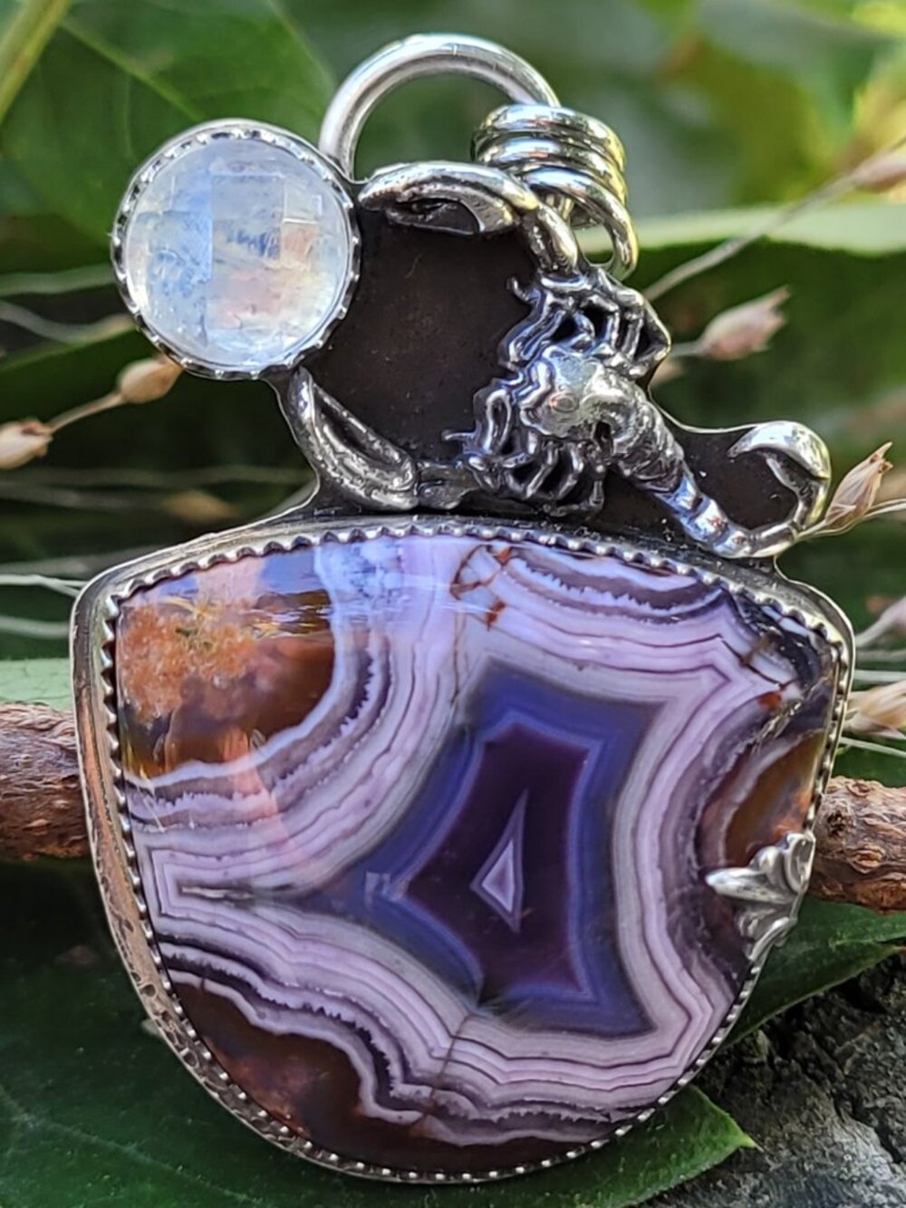 Handmade Sterling Silver Scorpion Pendant